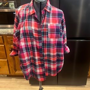 Sonoma flannel shirt. Women’s plus size 2X.